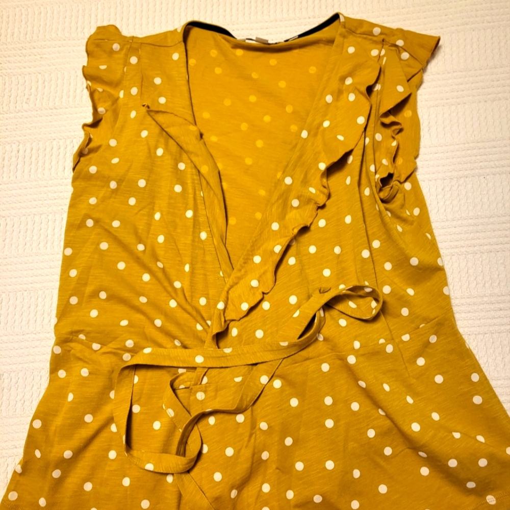 Wrap around blouse